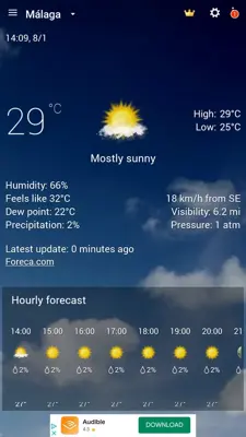 Digital Clock & World Weather android App screenshot 1